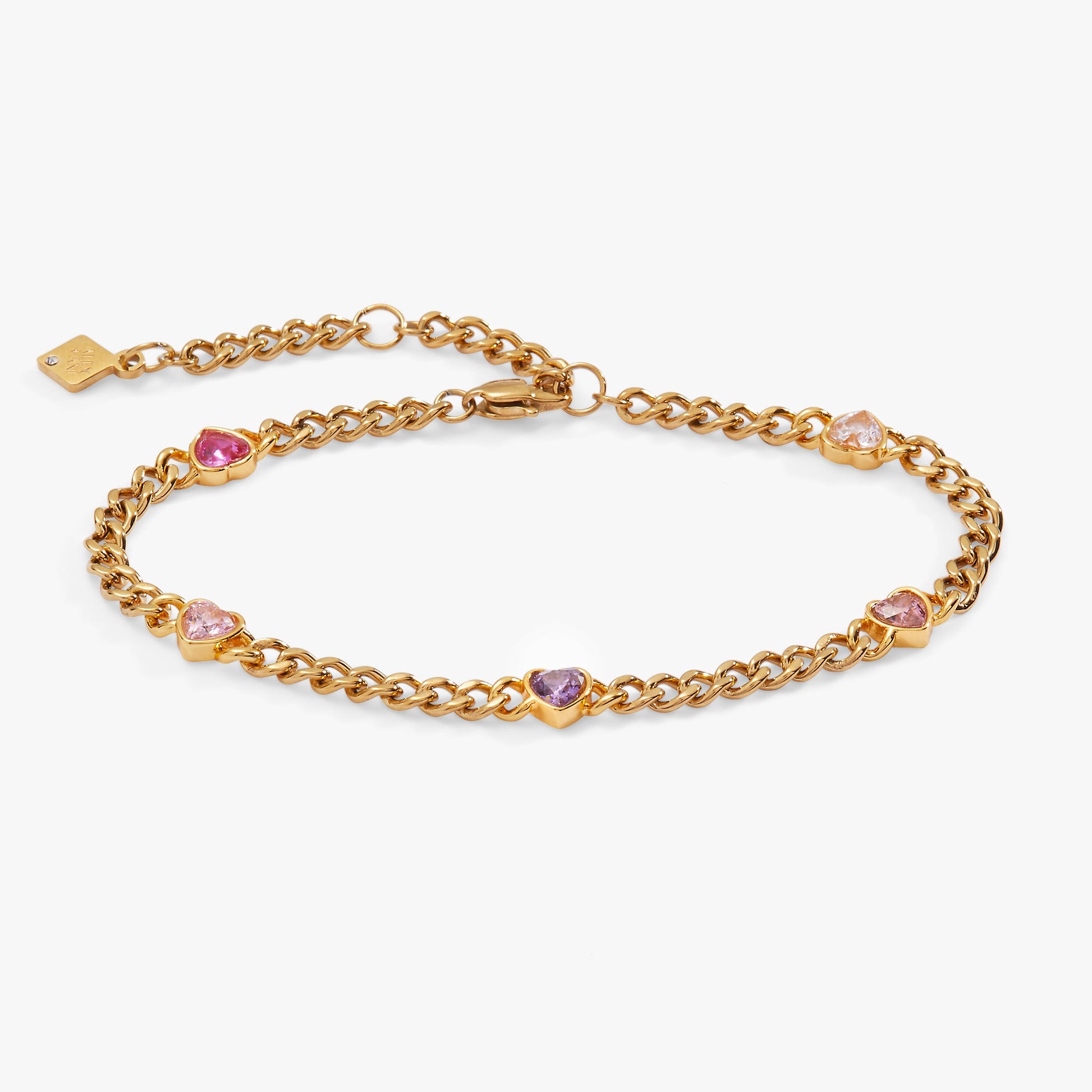 Heart Curb Chain Bracelet ALEX AND ANI