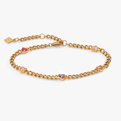 Heart Curb Chain Bracelet ALEX AND ANI