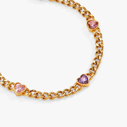 Heart Curb Chain Bracelet ALEX AND ANI