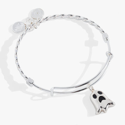Ghost 'Only Here for the Boos' Textured Bangle ALEX AND ANI