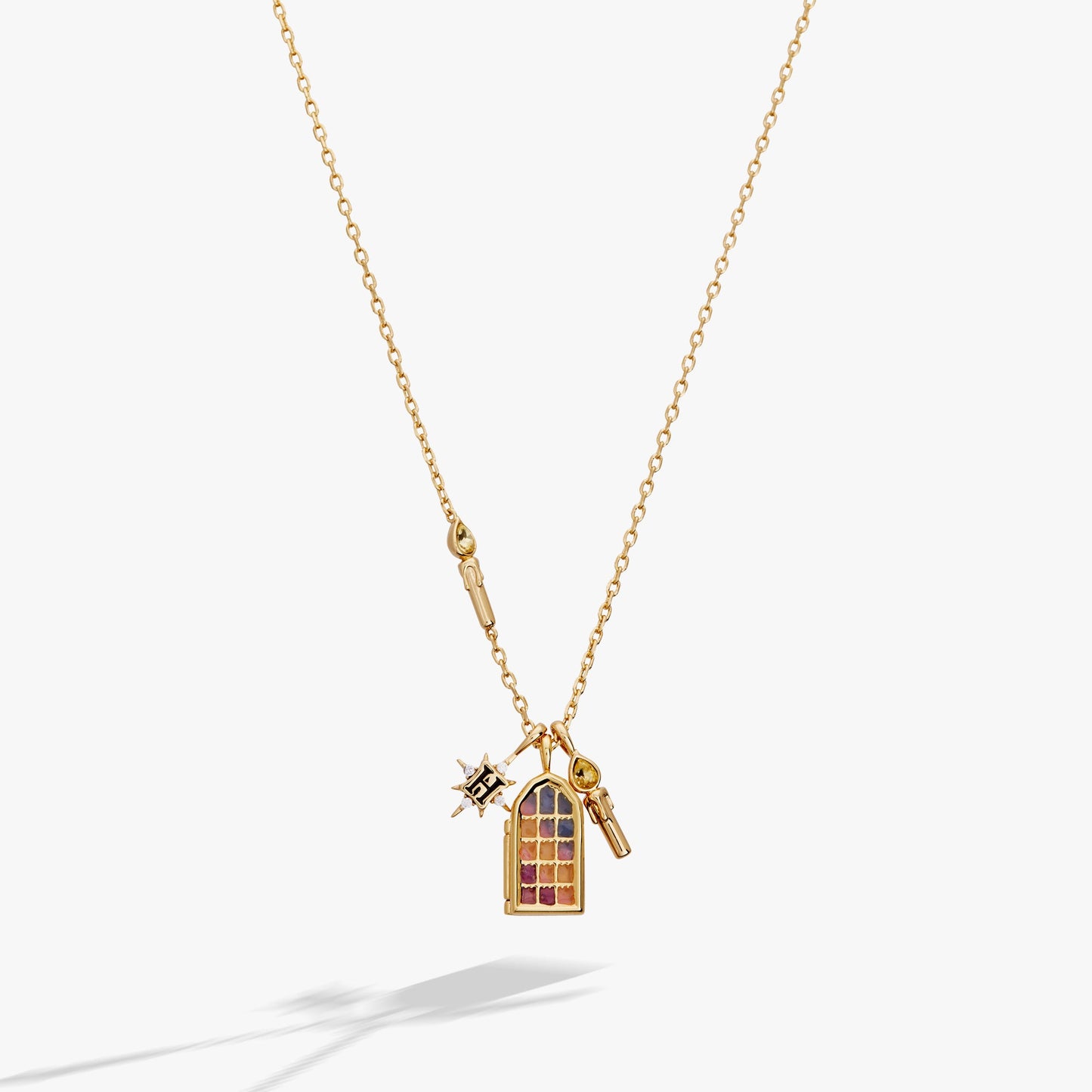 Harry Potter™ Hogwarts Great Hall Cluster Charm Necklace ALEX AND ANI