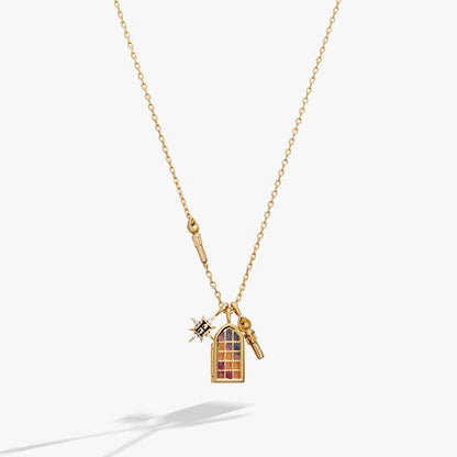 Harry Potter™ Hogwarts Great Hall Cluster Charm Necklace ALEX AND ANI