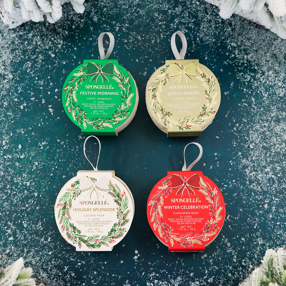 Holiday Wreath Assorted Pack Spongellé