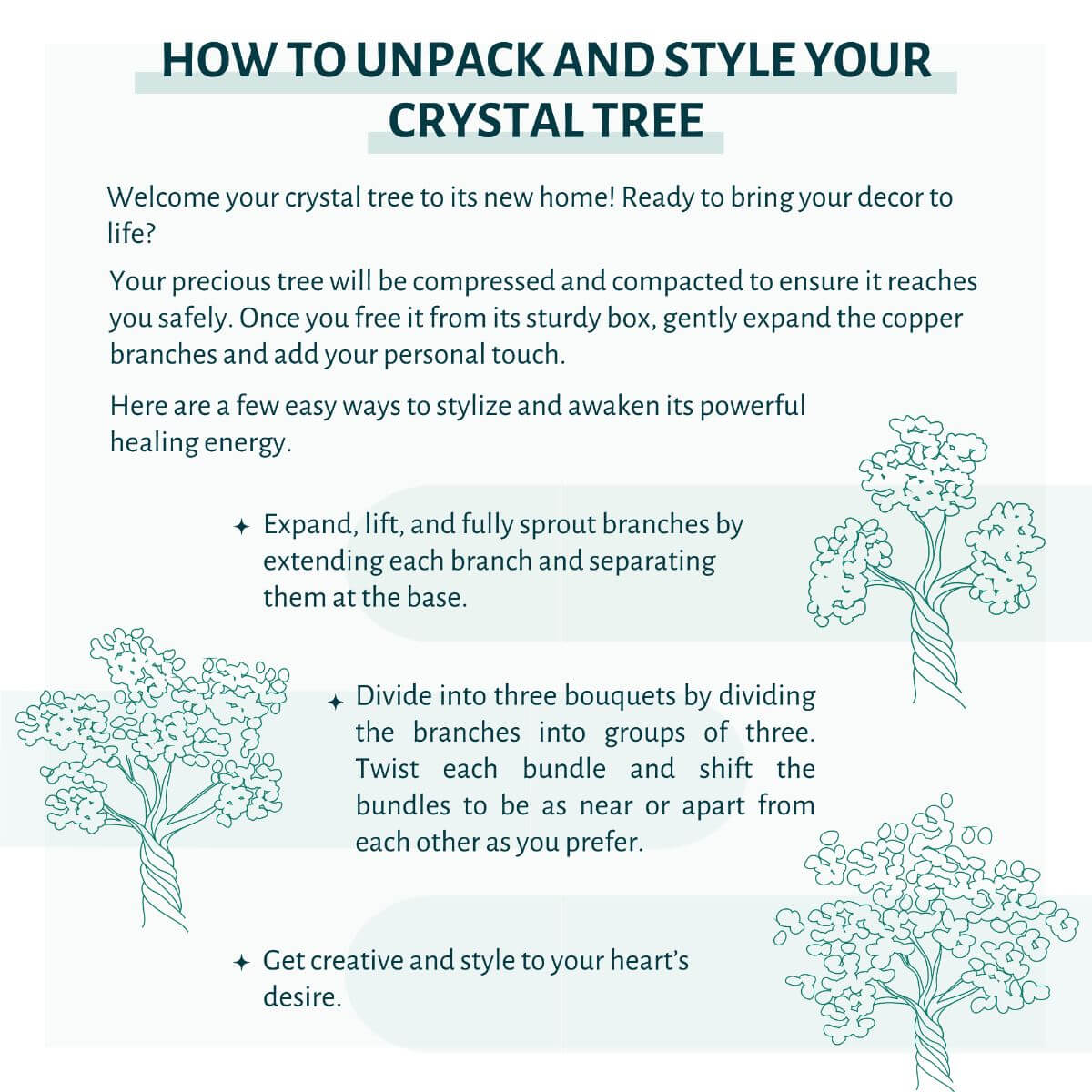 Home Sweet Home - Feng Shui Rose Quartz Tree Conscious Items