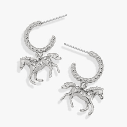 Horse Huggie Hoop Earrings ALEX AND ANI