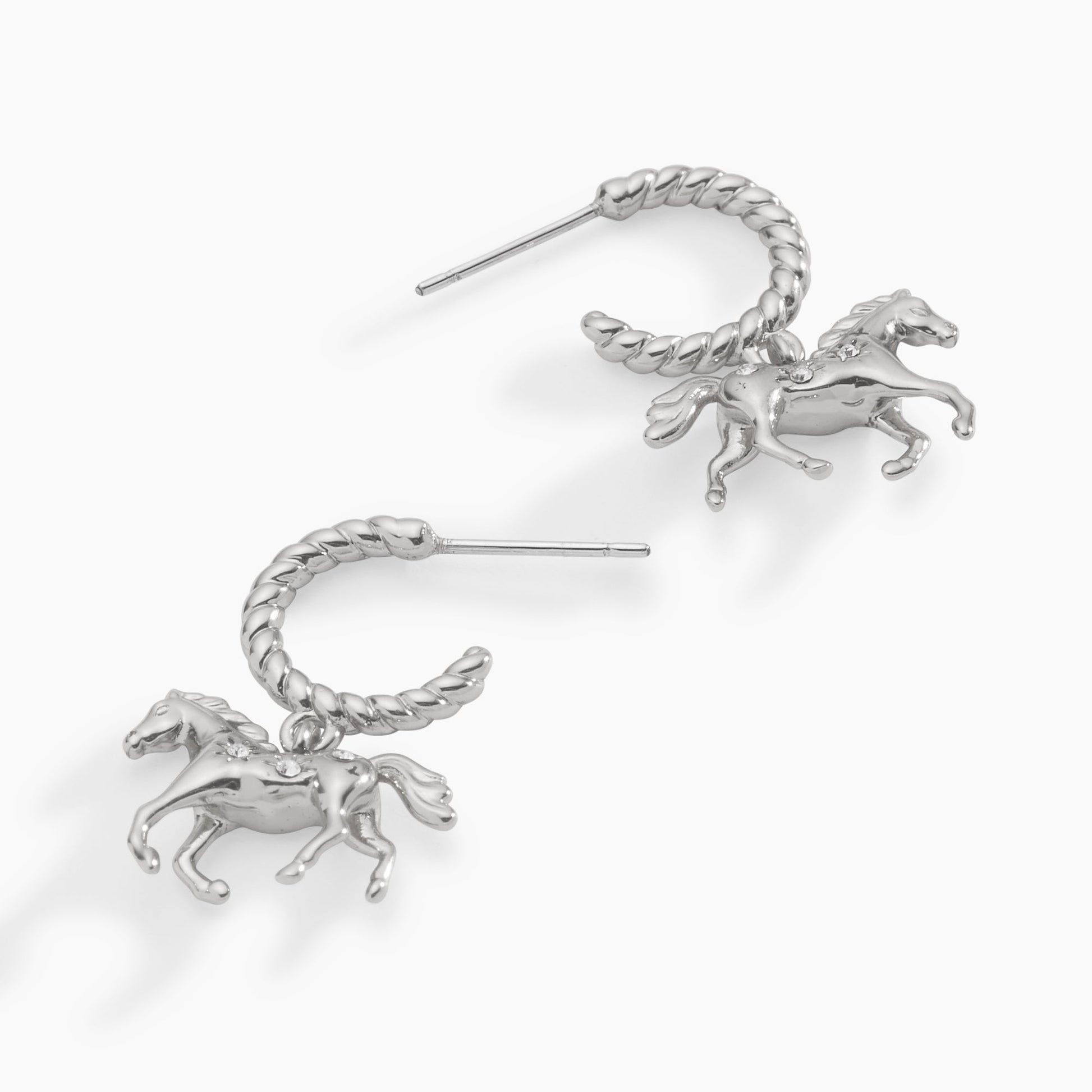 Horse Huggie Hoop Earrings ALEX AND ANI