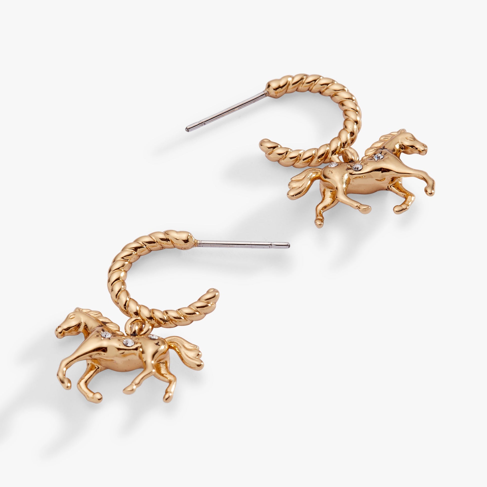 Horse Huggie Hoop Earrings ALEX AND ANI