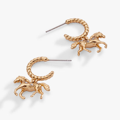 Horse Huggie Hoop Earrings ALEX AND ANI