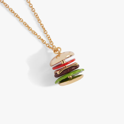 Hot Grill Summer 'Bun In A Million' Hamburger Pendant ALEX AND ANI