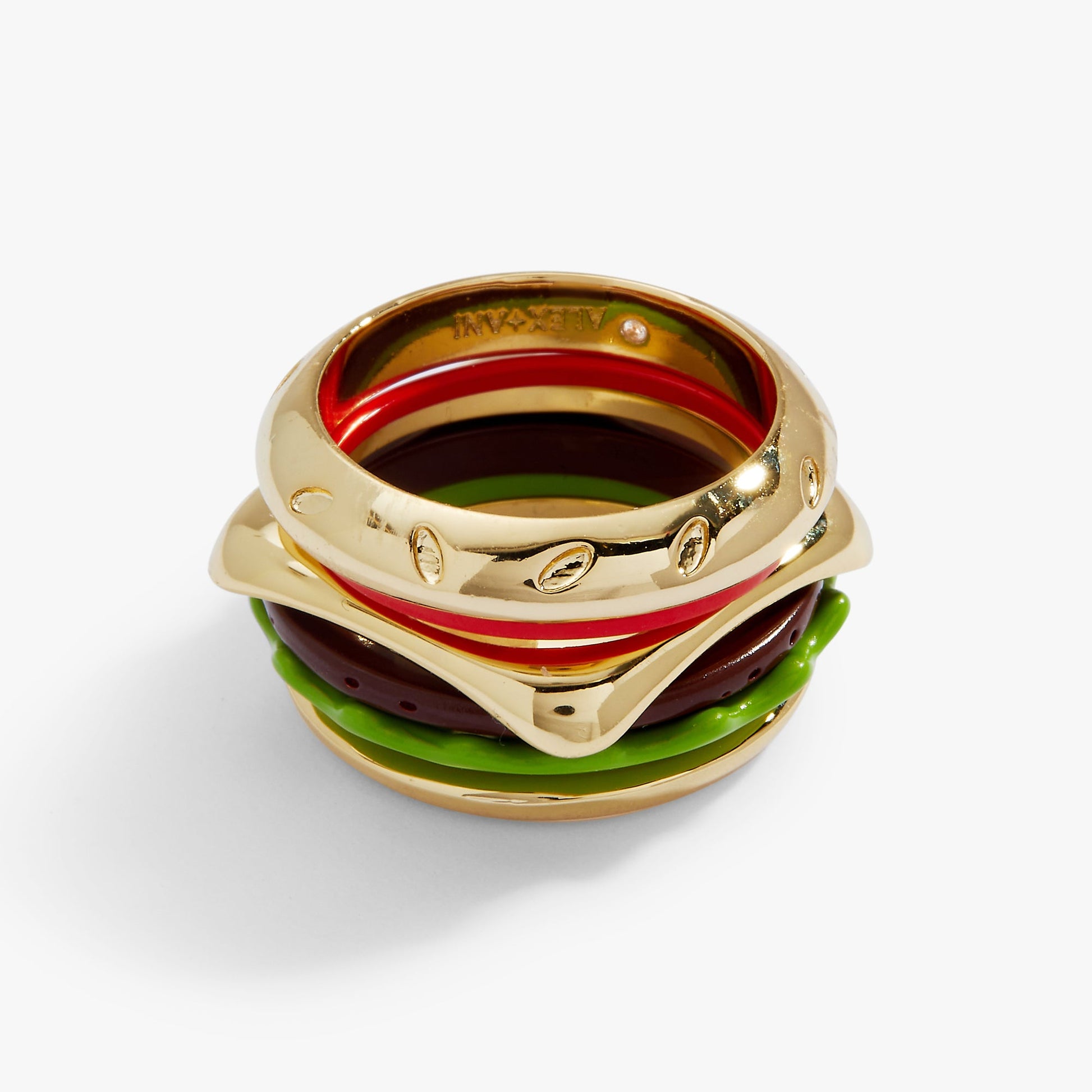 Hot Grill Summer Hamburger Stacking Ring ALEX AND ANI