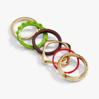 Hot Grill Summer Hamburger Stacking Ring ALEX AND ANI