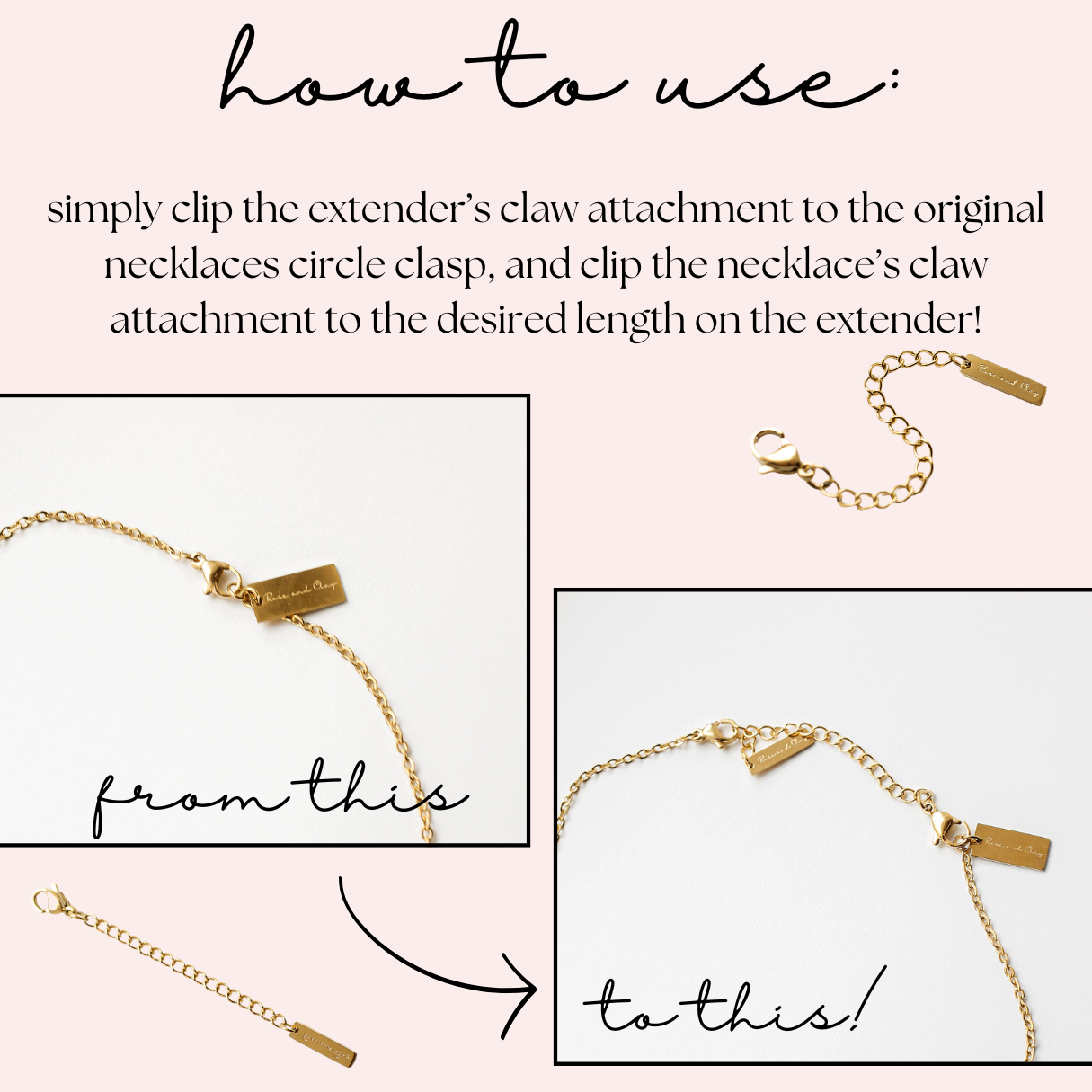 Jewelry Extender Chain