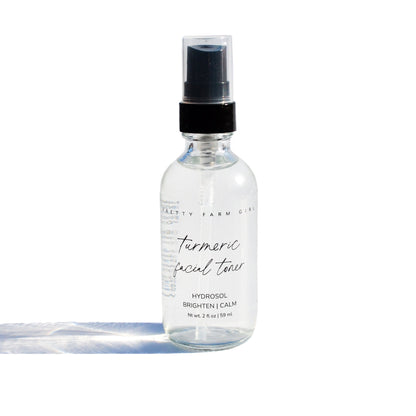 Organic Turmeric Facial Toner for Evening Skin Tone Pretty farm girl