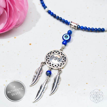 I Am Blessed - 999 Dream Catcher Necklace of Miracles Conscious Items