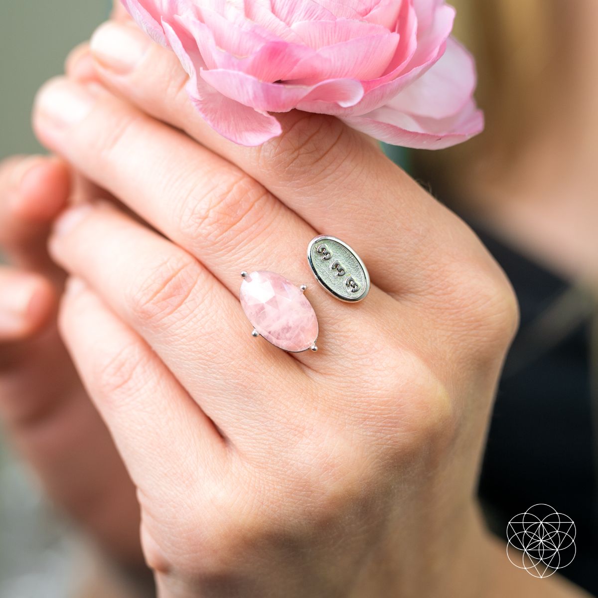 I Am Resilient: 333 Angel Number Silver Ring of Celestial Support Conscious Items