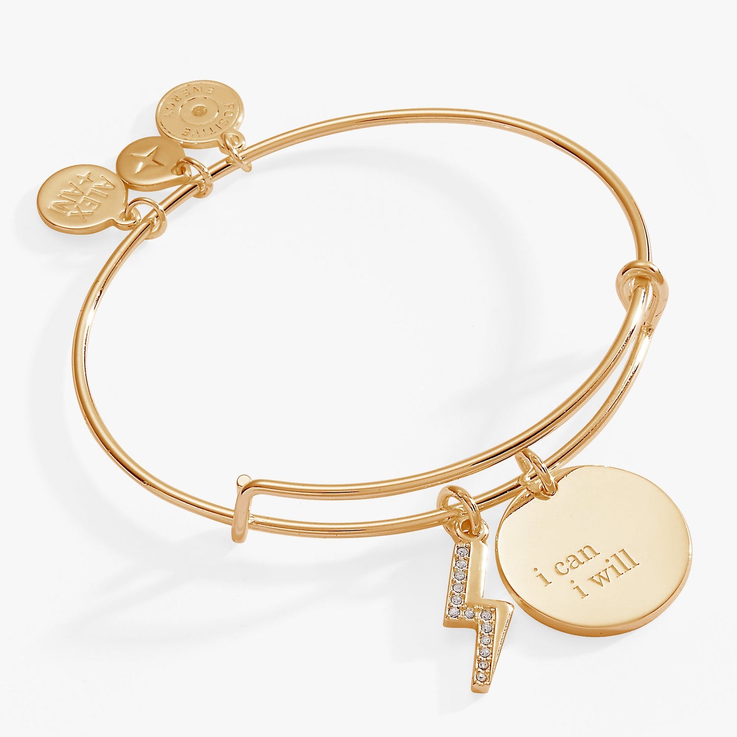 “I Can, I Will” Duo Charm Bangle ALEX AND ANI
