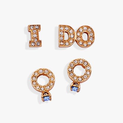 Bridal “I Do” Stud Earring Set of 2 ALEX AND ANI