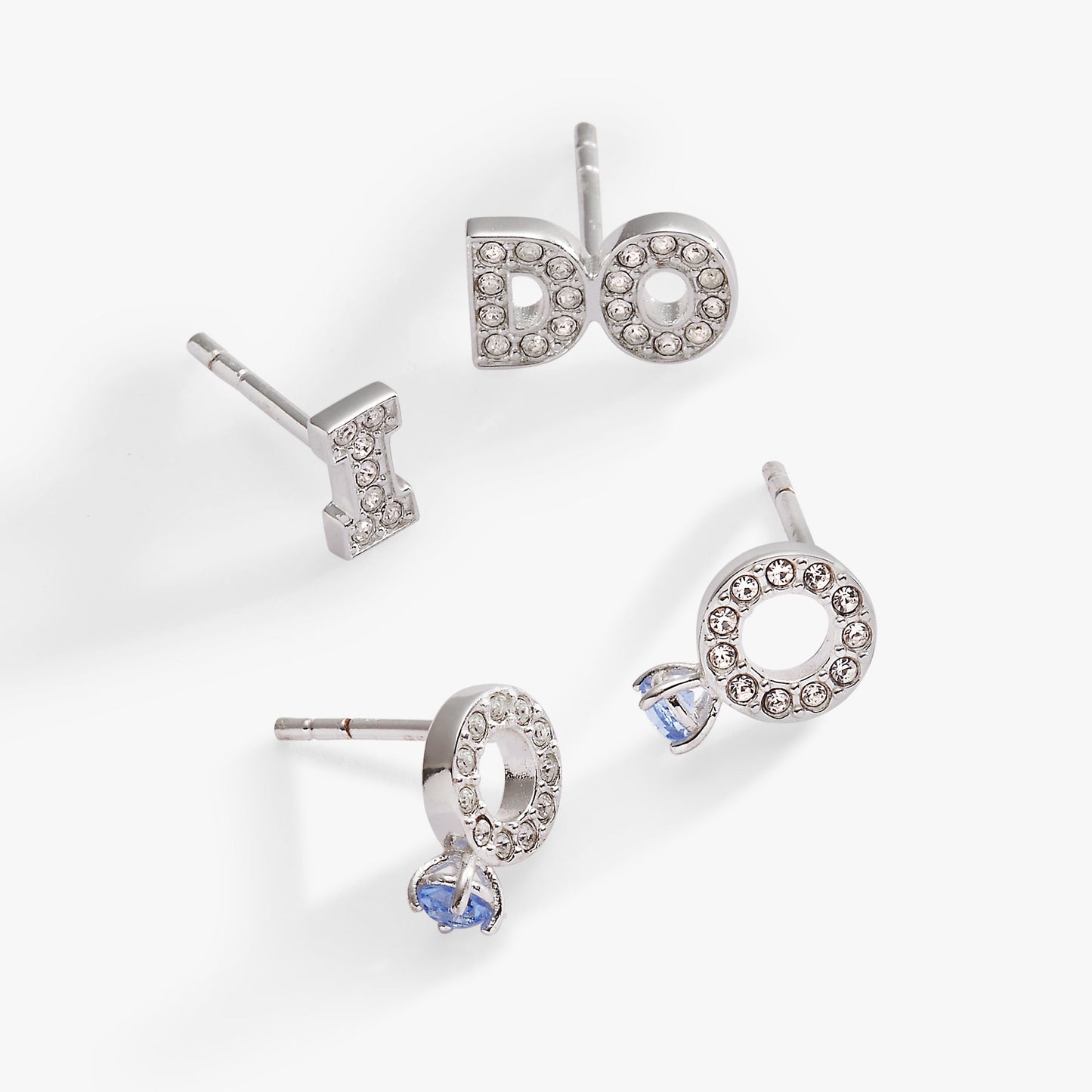 Bridal “I Do” Stud Earring Set of 2 ALEX AND ANI