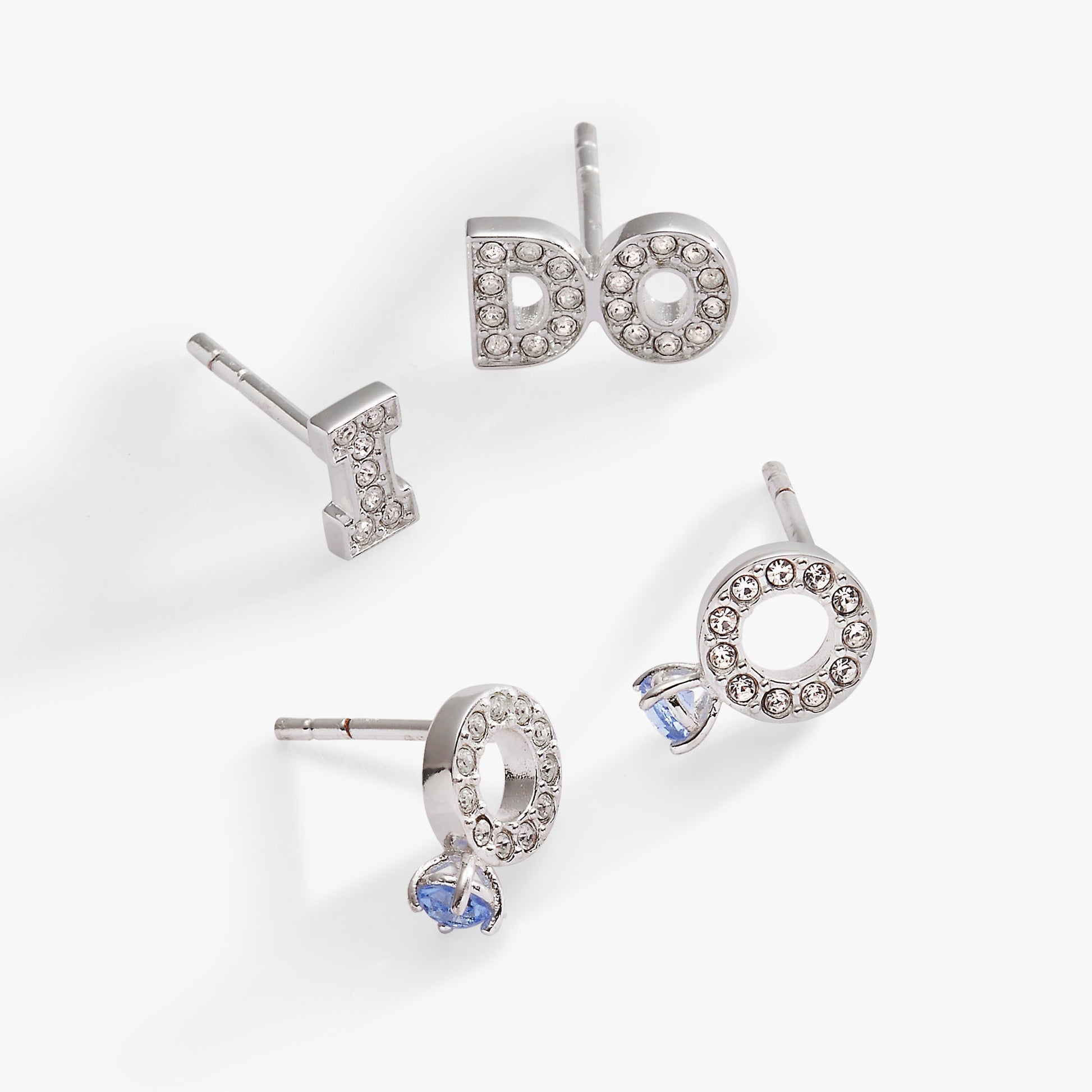 Bridal “I Do” Stud Earring Set of 2 ALEX AND ANI