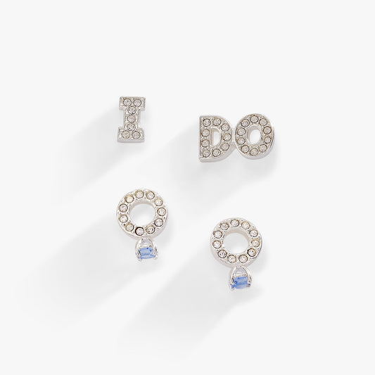Bridal “I Do” Stud Earring Set of 2 ALEX AND ANI