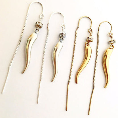 Italian Horn earrings