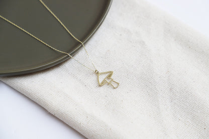 Mushroom Magic Pendant Necklace | Enchanting Design for Nature Lovers