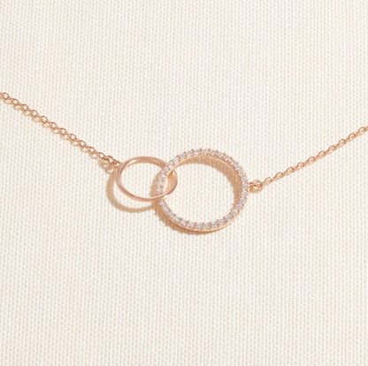 Infinity Link Bracelet with Diamonds
