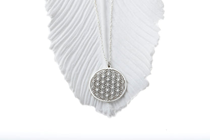 Life Harmony Flower of Life Pendant Necklace - Radiate Positive Energy and Connection
