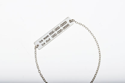SilverGoldandRose Personalized Medical ID Bracelet | Diabetes, Autism &amp; Allergy Alert Jewelry for Safety &amp; Peace of Mind