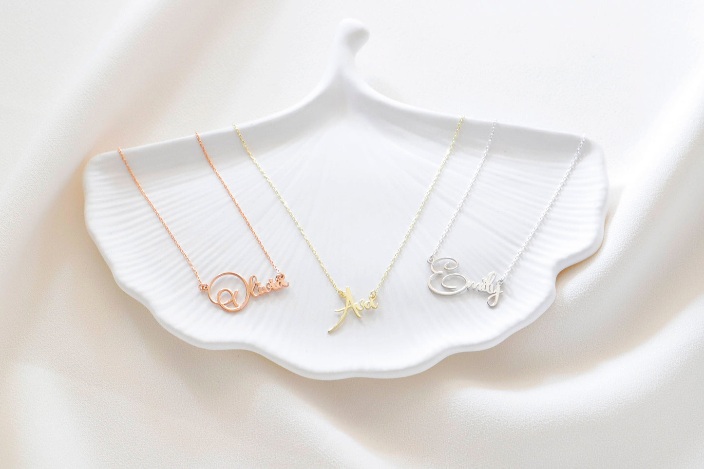 Personalized Name Necklace in Gold & Silver | Solid 925 Sterling Silver | Perfect Gift for Best Friends