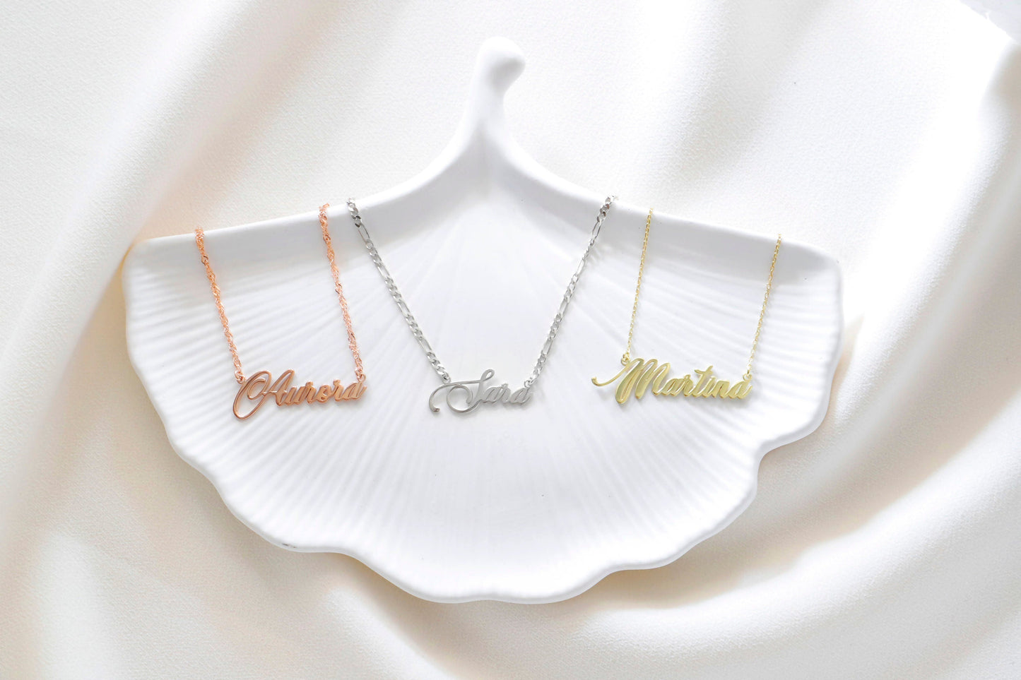 Twist Chain Name Necklace | Personalized 14K Gold Filled Jewelry | Custom Gold Necklace for Unique Style