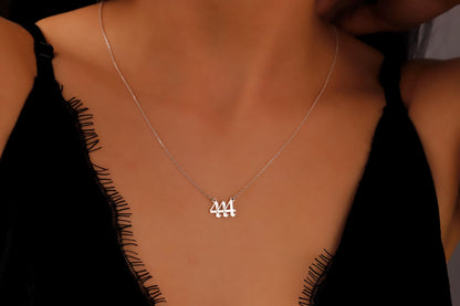 Angel Aura Necklace with Empowering Angel Numbers