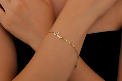 Personalized Name Bracelet | Custom Layered Jewelry