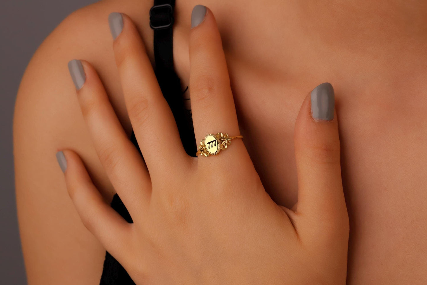 Angelique Jewelry Personalized Angel Number Ring - Unique Spiritual Symbol for Guidance and Inspiration