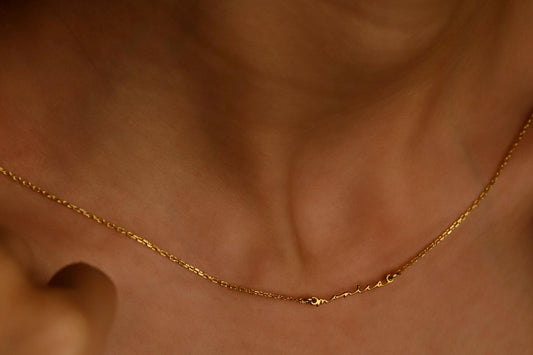 Dainty Name Necklace - Custom 18K Gold Filled Layering Jewelry for Moms - Minimalist Personalized Gift