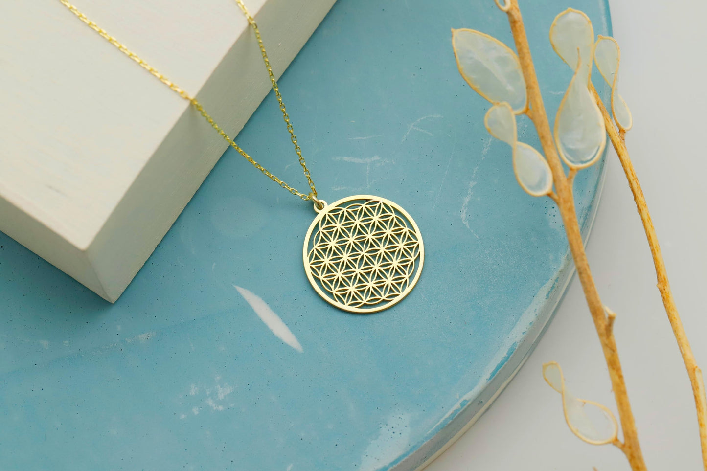 Life Harmony Flower of Life Pendant Necklace - Radiate Positive Energy and Connection
