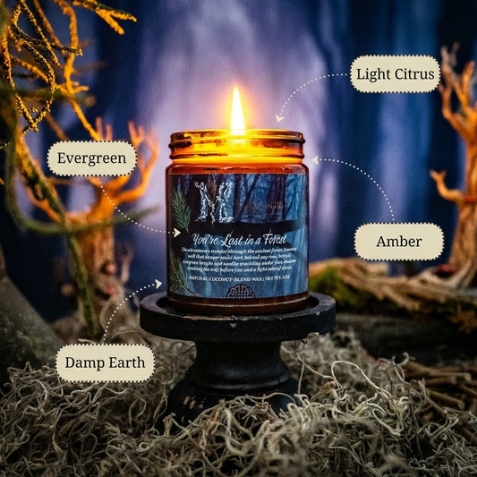 You're Lost in a Forest - Fantasy Candle MythologieCandles