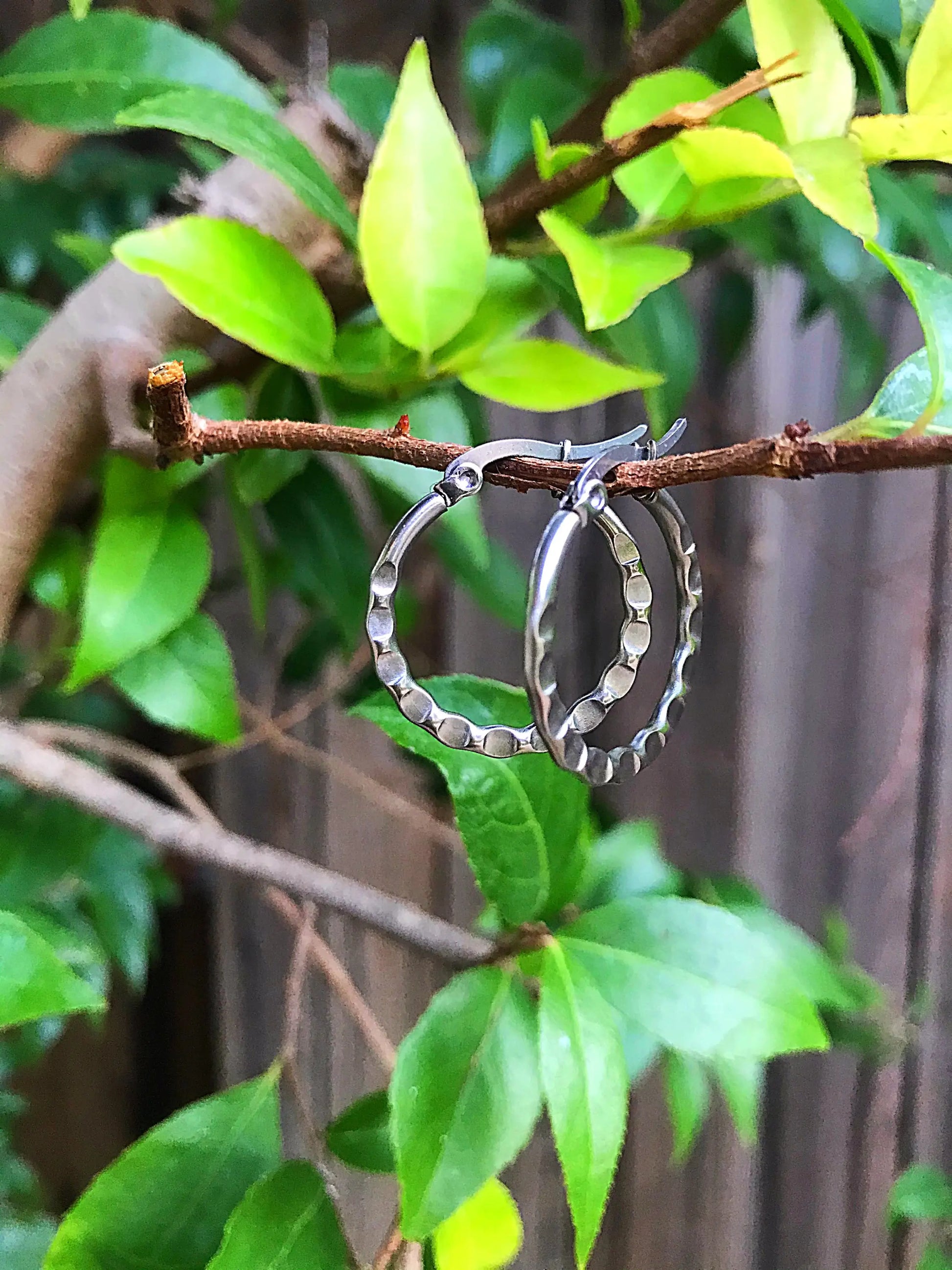 HAMMERED HOOPS Bellaforma Jewelry