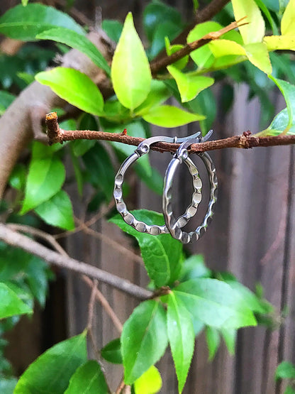 HAMMERED HOOPS Bellaforma Jewelry