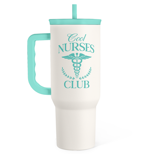 Mint Nurse Slidemate | Slider Tumbler with Handle 40oz Sandjest Personalized Gifts