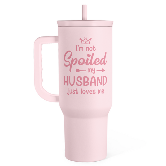 Pink Wife Slidemate | Slider Tumbler with Handle 40oz Sandjest Personalized Gifts