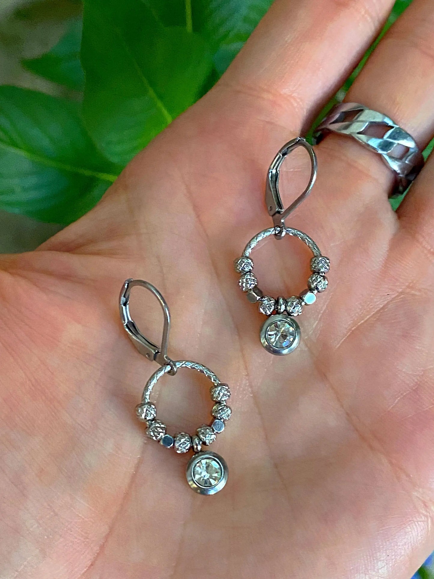 HALO SHIMMER EARRINGS Bellaforma Jewelry