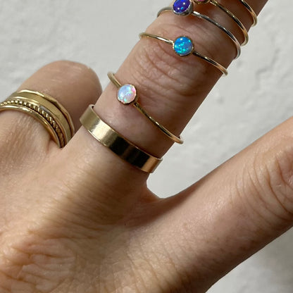 14K Gold Filled "MARIA" OPAL RING