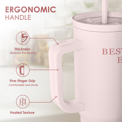 Pink Aunt Slidemate | Slider Tumbler with Handle 40oz