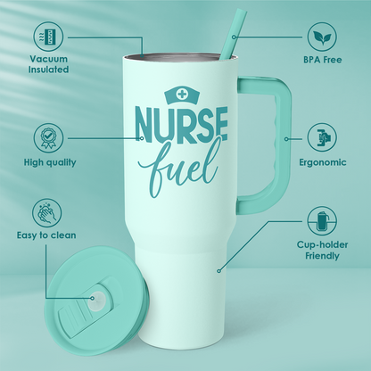 Mint Nurse Slidemate | Slider Tumbler with Handle 40oz