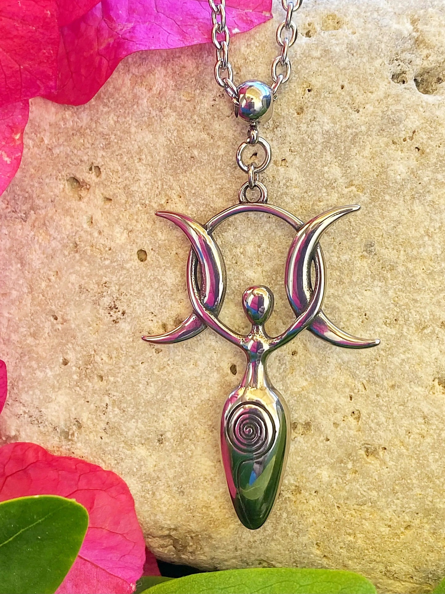 MOON GODDESS NECKLACE Bellaforma Jewelry