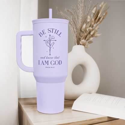 Purple Christian Slidemate | Slider Tumbler with Handle 40oz