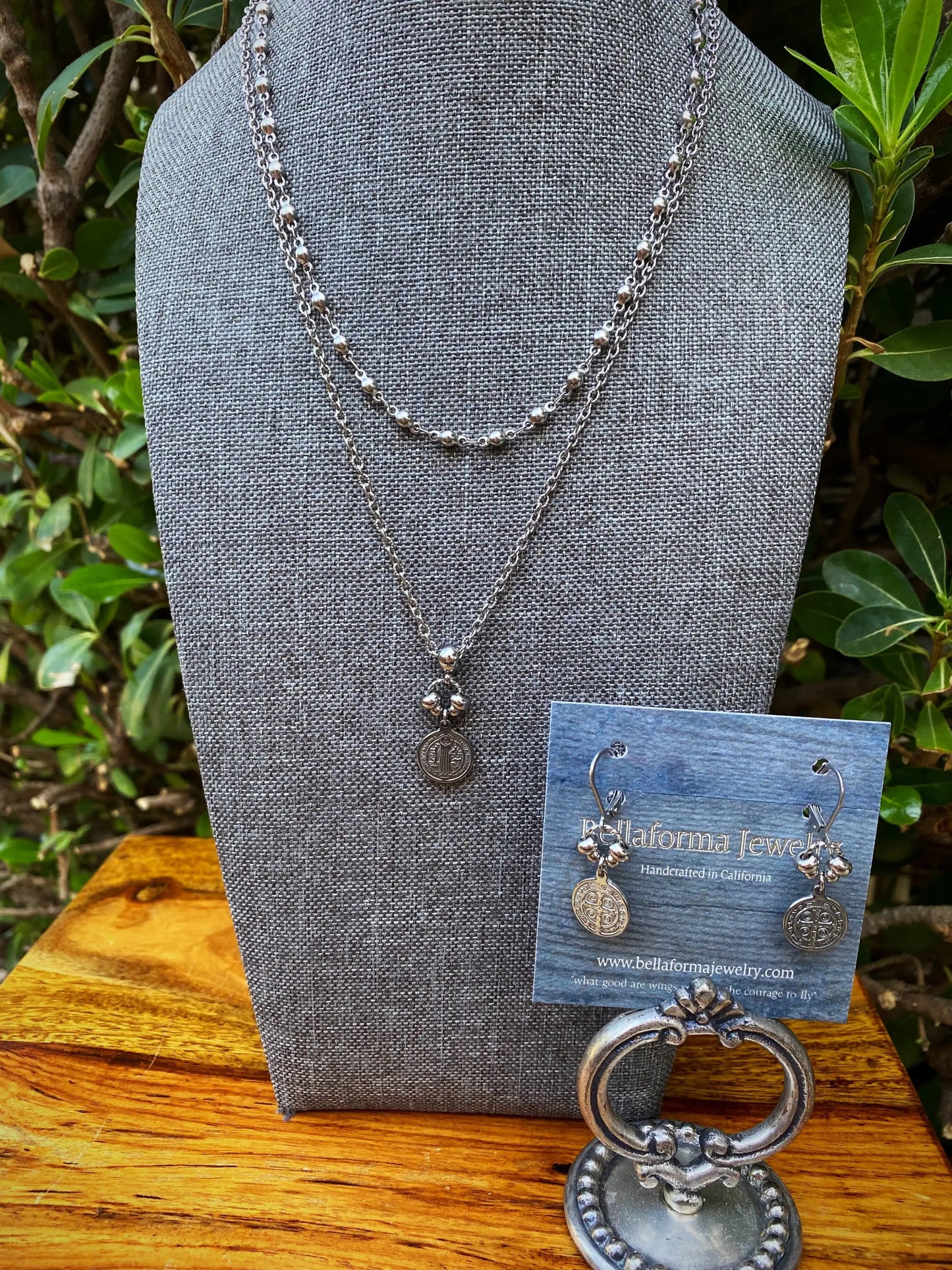 RELIC COIN EARRINGS Bellaforma Jewelry