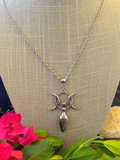 MOON GODDESS NECKLACE Bellaforma Jewelry