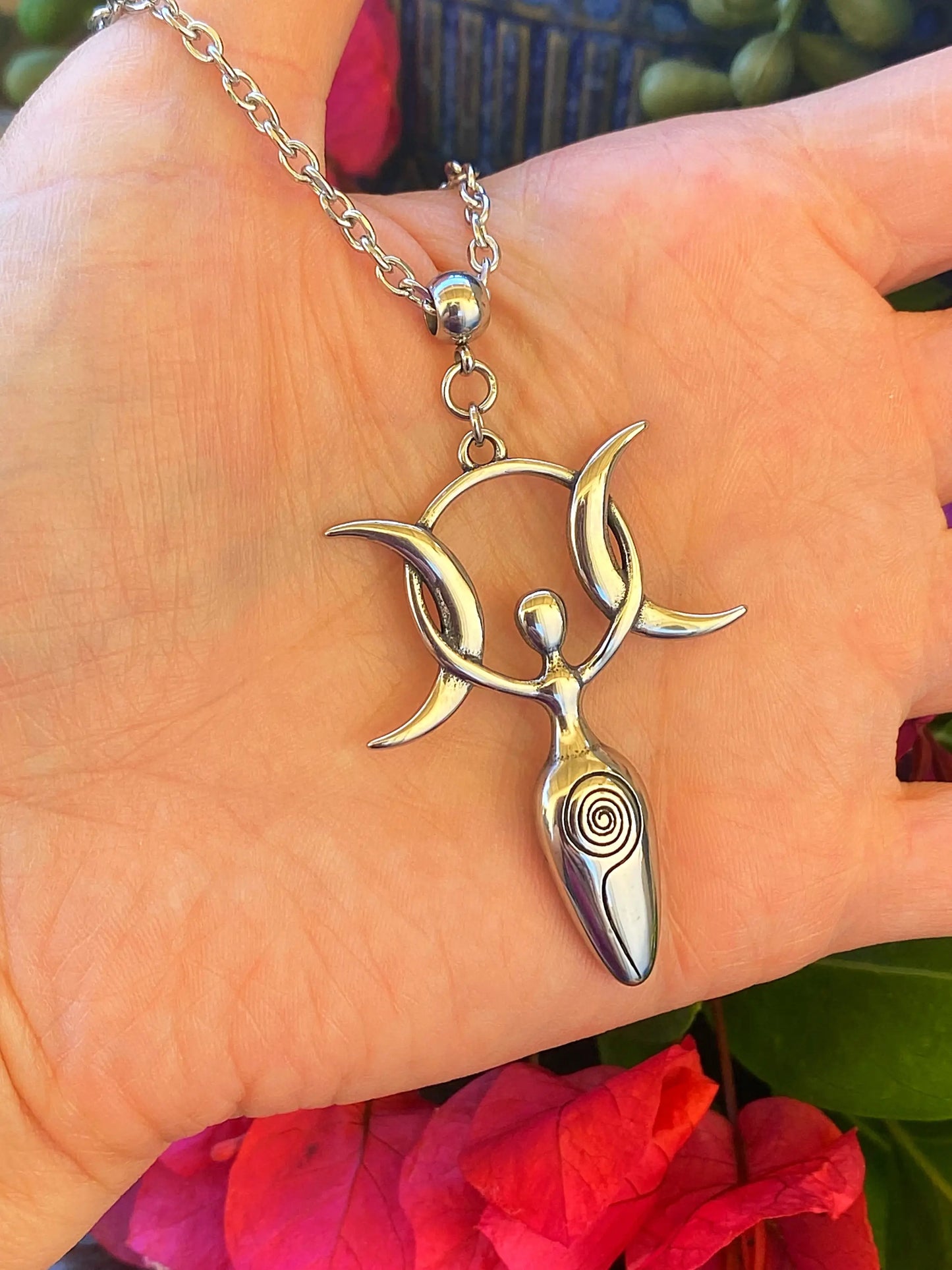 MOON GODDESS NECKLACE Bellaforma Jewelry